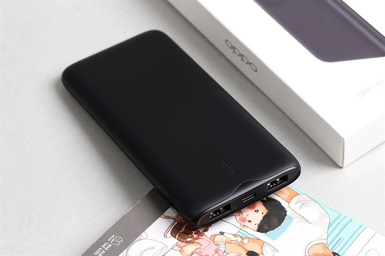 Pin sạc dự phòng Polymer 10.000 mAh Type C PD QC3.0 18W OPPO PBT02 Màu Đen