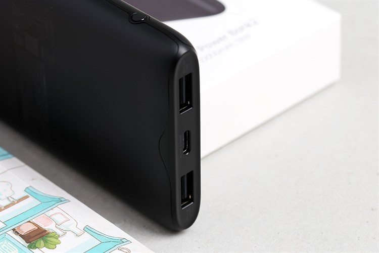 Pin sạc dự phòng Polymer 10.000 mAh Type C PD QC3.0 18W OPPO PBT02 Màu Đen