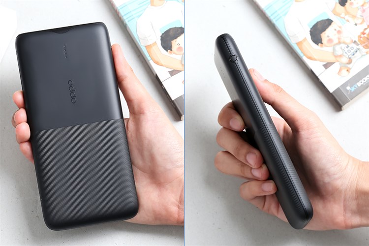 Pin sạc dự phòng Polymer 10.000 mAh Type C PD QC3.0 18W OPPO PBT02 Màu Đen