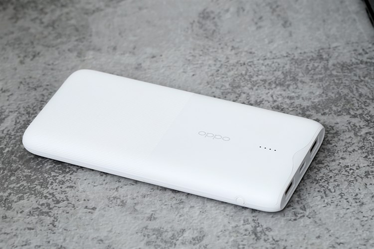 Pin sạc dự phòng Polymer 10.000 mAh Type C PD QC3.0 18W OPPO PBT02 Màu Trắng