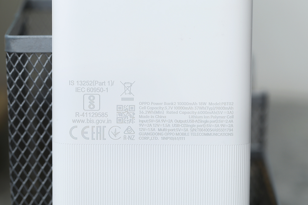 Pin sạc dự phòng Polymer 10.000 mAh Type C PD QC3.0 18W OPPO PBT02 - 15
