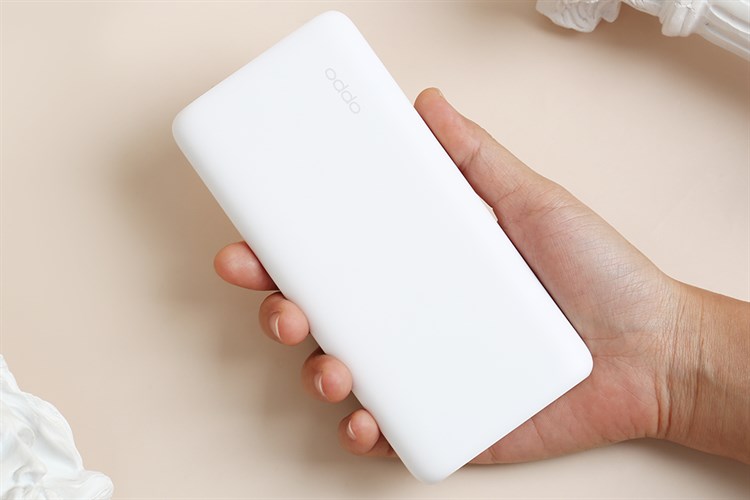 Pin sạc dự phòng Polymer 10.000 mAh Type C PD QC3.0 VOOC 30W OPPO PBV02 Màu Trắng