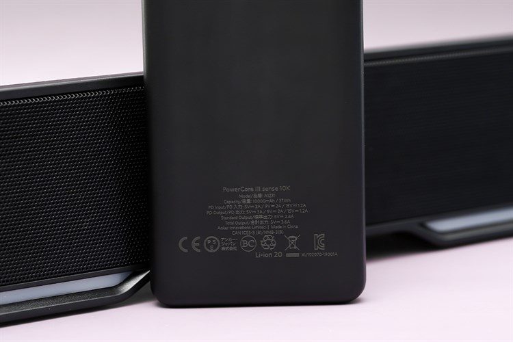 Pin sạc dự phòng Polymer 10.000 mAh Type C PD Anker PowerCore Slim A1231 Màu Đen