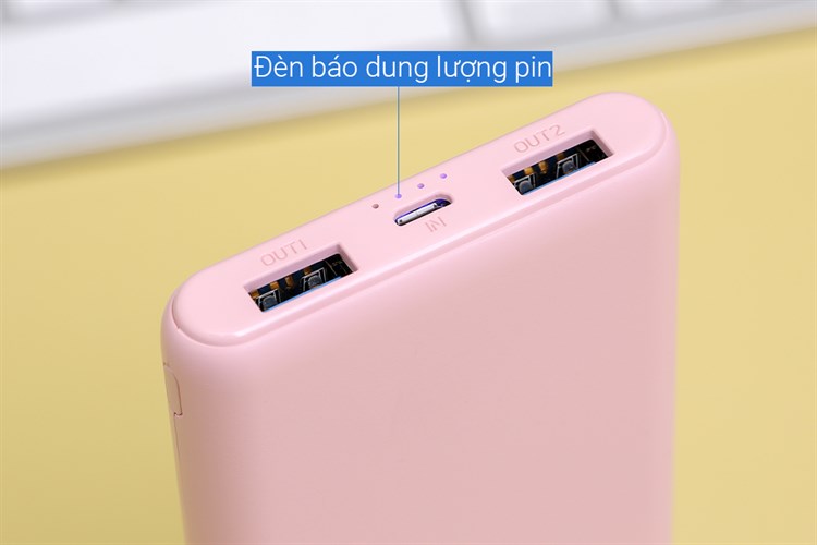 Pin sạc dự phòng Polymer 10.000 mAh 10W Hydrus PJ JP196 Màu Hồng