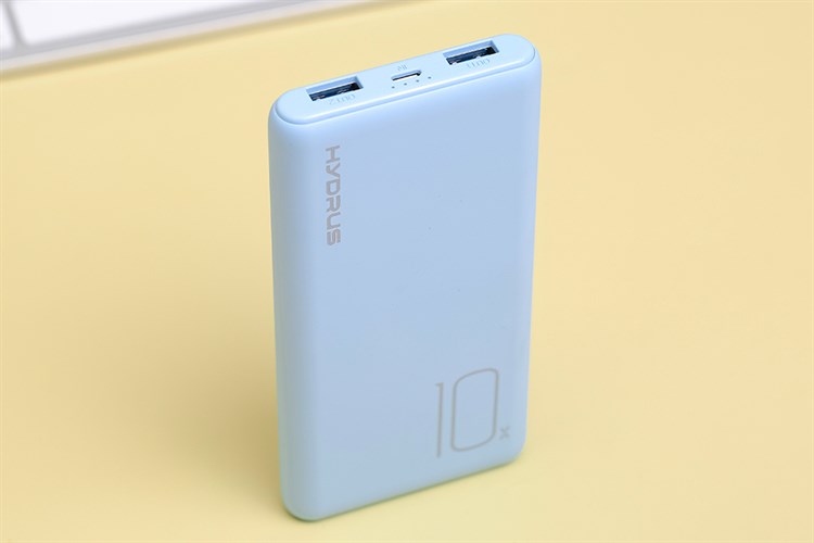 Pin sạc dự phòng Polymer 10.000 mAh 10W Hydrus PJ JP196 Màu Xanh Dương