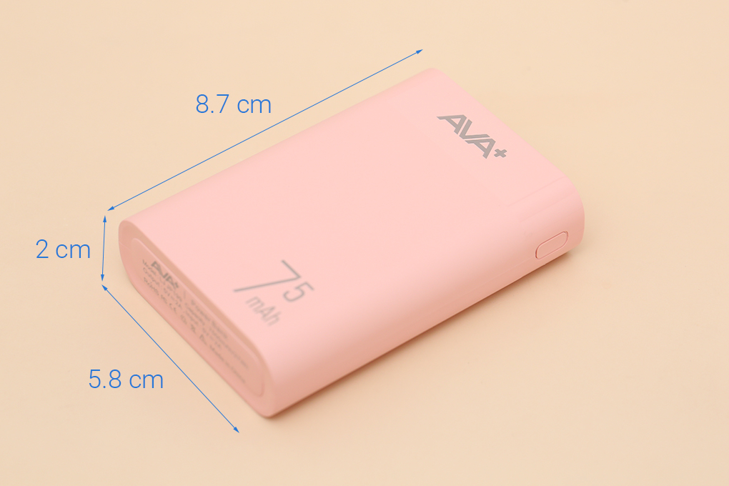 Pin sạc dự phòng 7500 mAh 10W AVA+ LJ JP199 - 23