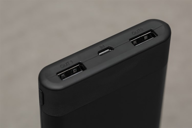 Pin sạc dự phòng Polymer 10.000mAh 10W AVA+ JP208 Màu Đen