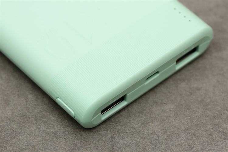 Pin sạc dự phòng Polymer 10.000mAh 10W AVA+ JP208 Màu Xanh lá