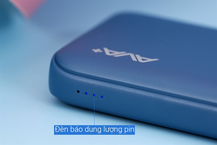Pin sạc dự phòng Polymer 10000mAh Type C 12W AVA+ PJ JP260 Màu Xanh Navy