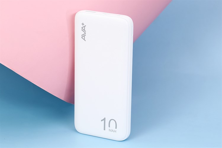 Pin sạc dự phòng Polymer 10000mAh Type C 12W AVA+ PJ JP260 Màu Trắng