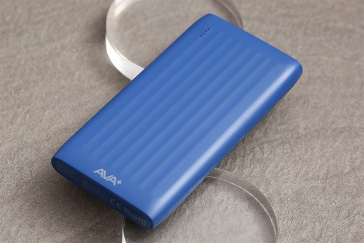 Pin sạc dự phòng Polymer 10000mAh 10.5W AVA+ DS006 Màu Xanh Navy