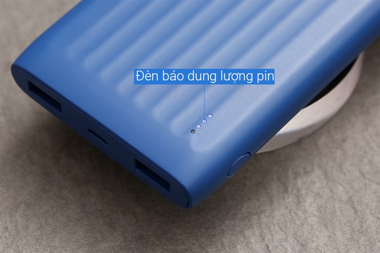 Pin sạc dự phòng Polymer 10000mAh 10.5W AVA+ DS006 Màu Xanh Navy
