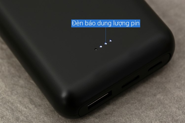 Pin sạc dự phòng Polymer 10000mAh Type C 15W AVA+ DS2107 Màu Đen