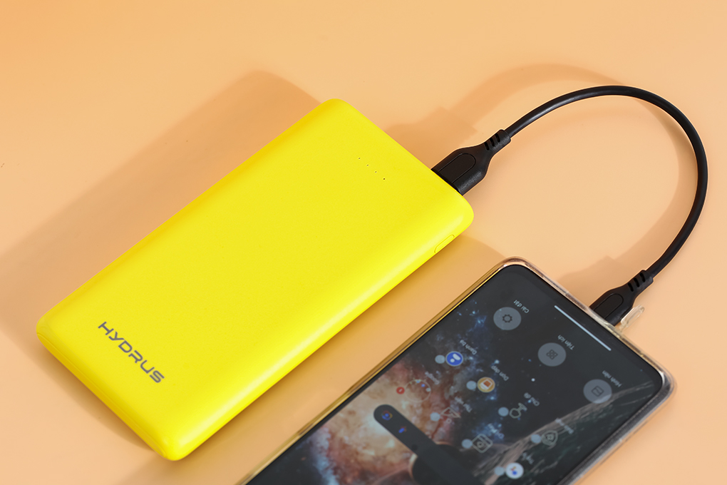 Up to 64% charging efficiency, 10,000 mAh power bank