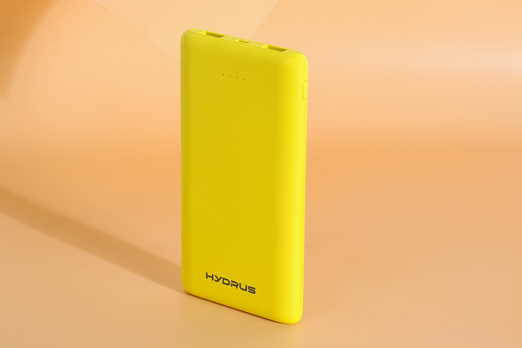 Pin sạc dự phòng Polymer 10.000 mAh 10.5W Hydrus PA CK01 Màu Vàng