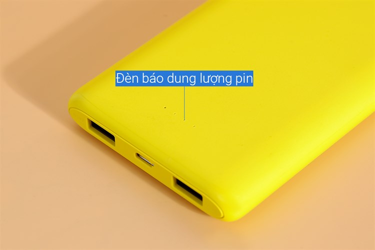 Pin sạc dự phòng Polymer 10.000 mAh 10.5W Hydrus PA CK01 Màu Vàng