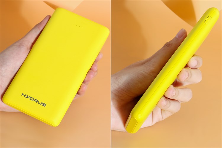 Pin sạc dự phòng Polymer 10.000 mAh 10.5W Hydrus PA CK01 Màu Vàng