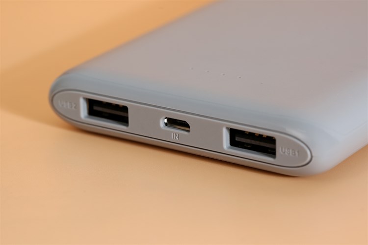 Pin sạc dự phòng Polymer 10.000 mAh 10.5W Hydrus PA CK01 Màu Xám