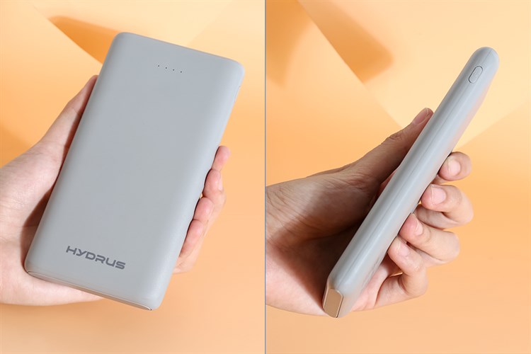 Pin sạc dự phòng Polymer 10.000 mAh 10.5W Hydrus PA CK01 Màu Xám