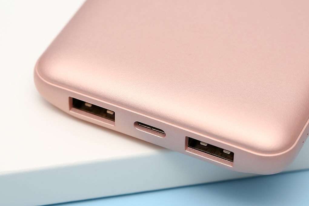 Pin sạc dự phòng Polymer 10.000 mAh Type C PD 15W Belkin Pocket Power BPB011 Màu Vàng Hồng