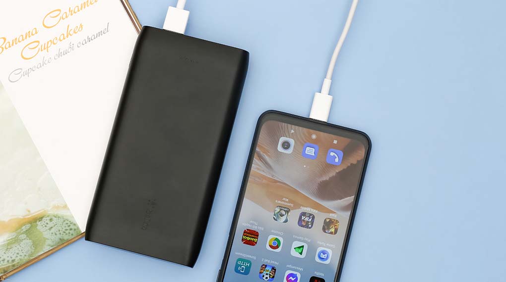 Pin sạc dự phòng Polymer 10.000 mAh Type C 18W PD Belkin Pocket Power BPB001- Tích hợp công nghệ sạc nhanh Power Delivery