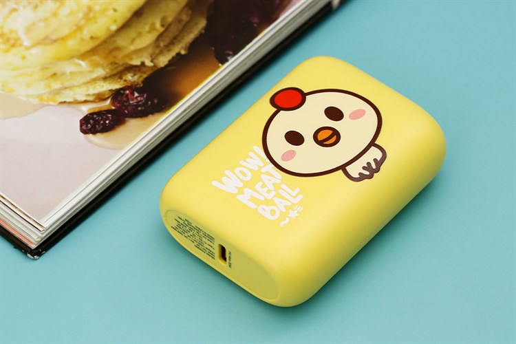 Pin sạc dự phòng 10000mAh Type C PD QC3.0 20W Hydrus PB299S Màu Vàng