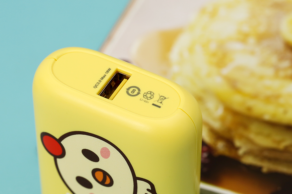 Pin sạc dự phòng 10000mAh Type C PD QC3.0 20W Hydrus PB299S Màu Vàng