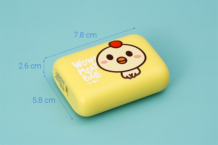 Pin sạc dự phòng 10000mAh Type C PD QC3.0 20W Hydrus PB299S Màu Vàng