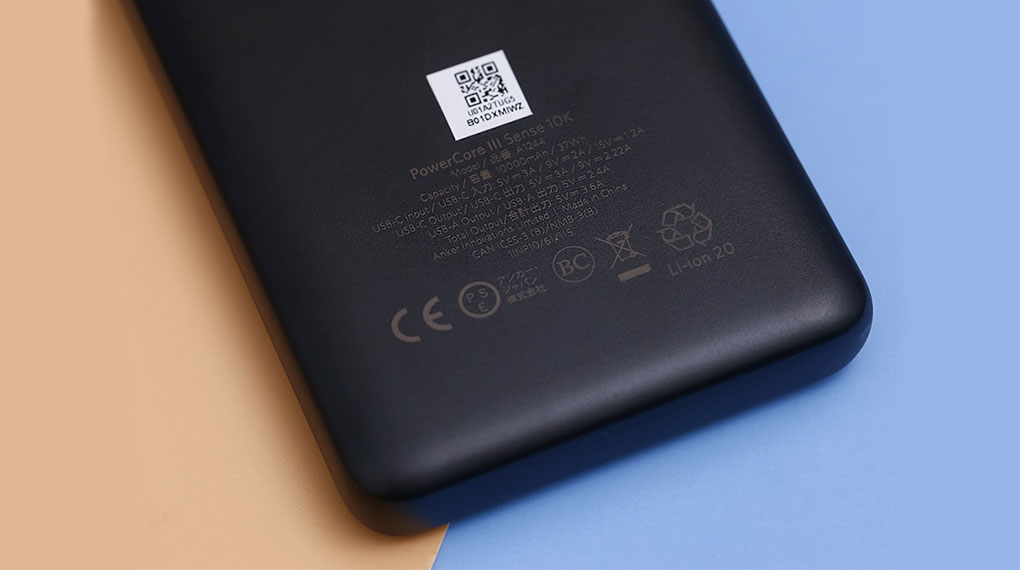 Pin sạc dự phòng Polymer 10000mAh Type C PD 20W Anker PowerCore Slim A1244 - Tương thích hầu như mọi điện thoại, máy tính bảng