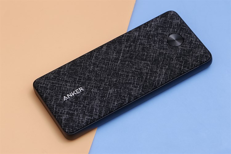 Pin sạc dự phòng Polymer 10000mAh Type C PD 20W Anker PowerCore Slim A1244 Màu Đen