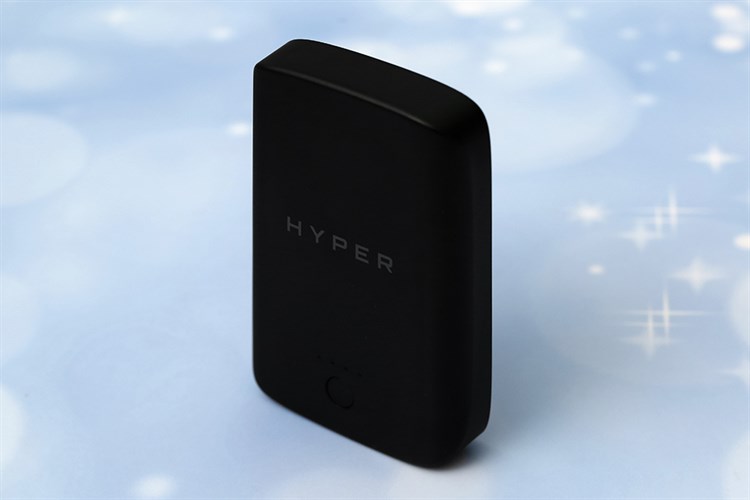 Pin sạc dự phòng Polymer 5000mAh Không dây Magnetic Type C 12W HyperJuice HJ-WL61TC Màu Đen