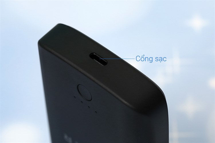 Pin sạc dự phòng Polymer 5000mAh Không dây Magnetic Type C 12W HyperJuice HJ-WL61TC Màu Đen