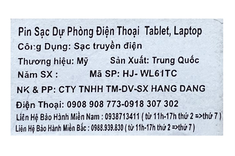 Pin sạc dự phòng Polymer 5000mAh Không dây Magnetic Type C 12W HyperJuice HJ-WL61TC Màu Đen