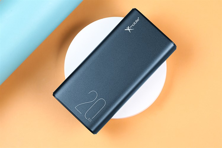 Pin sạc dự phòng Polymer 20000mAh Type C PD QC3.0 20W Xmobile PowerBox+ JP218 Màu Xanh Navy