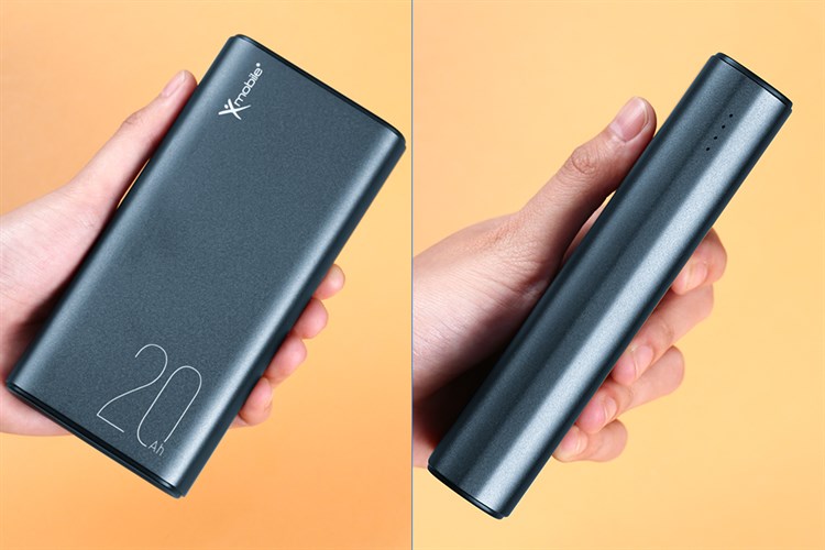 Pin sạc dự phòng Polymer 20000mAh Type C PD QC3.0 20W Xmobile PowerBox+ JP218 Màu Xanh Navy
