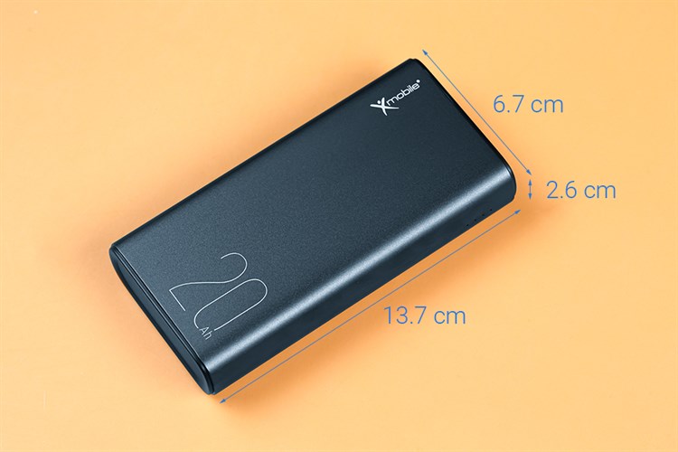 Pin sạc dự phòng Polymer 20000mAh Type C PD QC3.0 20W Xmobile PowerBox+ JP218 Màu Xanh Navy