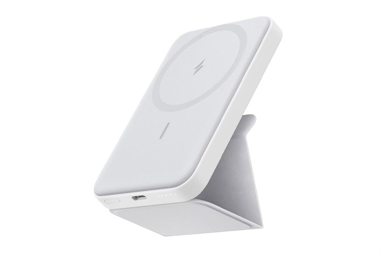 Pin sạc dự phòng Polymer 5000mAh không dây Magnetic Type C 12W Anker MagGo A1611 Màu Trắng