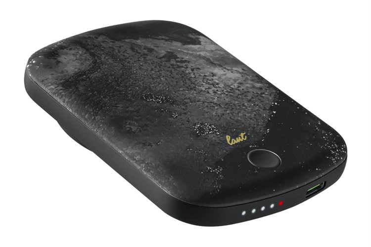 Pin sạc dự phòng Polymer 5000mAh không dây Magnetic Type C PD 20W LAUT Handy E33A Màu Đen