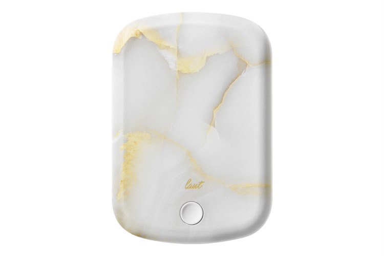 Pin sạc dự phòng Polymer 5000mAh không dây Magnetic Type C PD 20W LAUT Handy E33A Màu Trắng