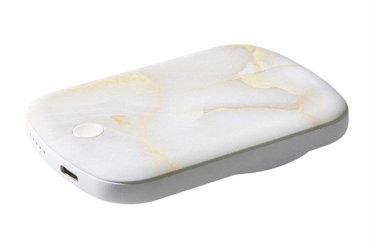 Pin sạc dự phòng Polymer 5000mAh không dây Magnetic Type C PD 20W LAUT Handy E33A Màu Trắng