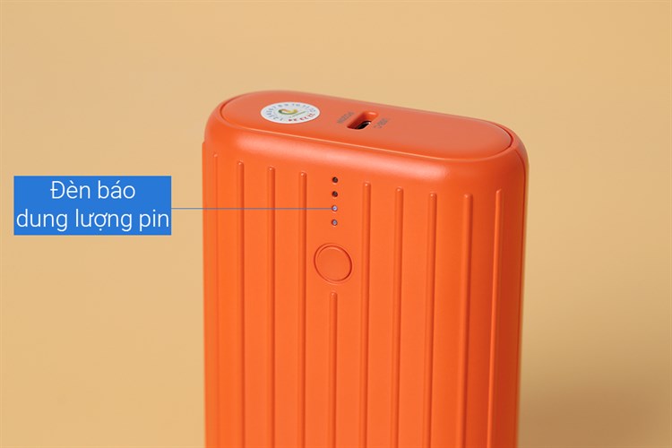 Pin sạc dự phòng Polymer 10000mAh Type C PD QC3.0 22.5W Mazer Super Mini V2 Màu Cam