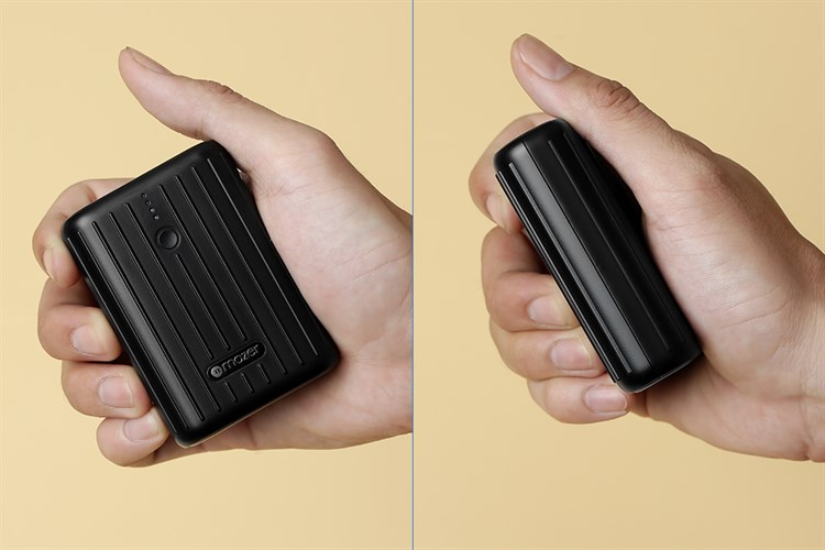 Pin sạc dự phòng Polymer 10000mAh Type C PD QC3.0 22.5W Mazer Super Mini V2 Màu Đen