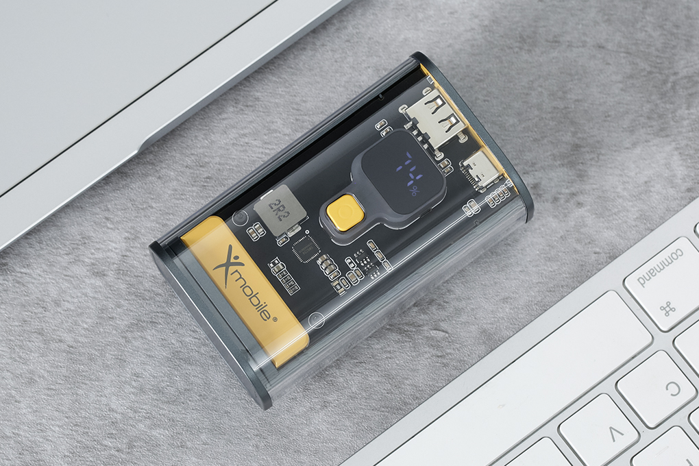 Pin sạc dự phòng 10000mAh Type C PD QC3.0 20W Xmobile Y73 Màu Xám