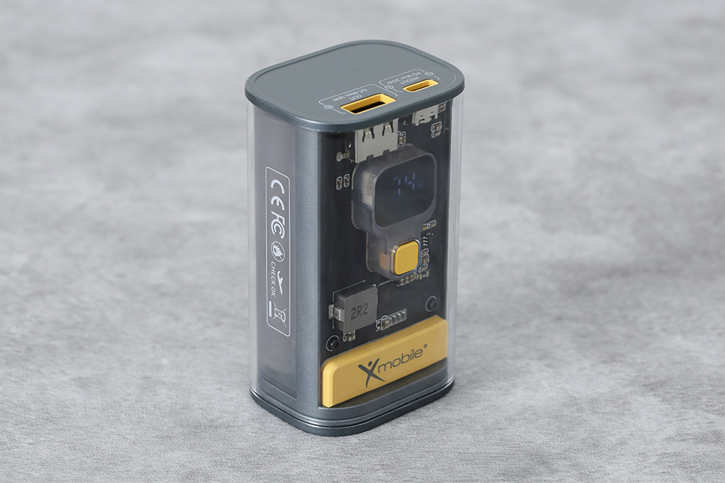 Pin sạc dự phòng 10000mAh Type C PD QC3.0 20W Xmobile Y73 Màu Xám