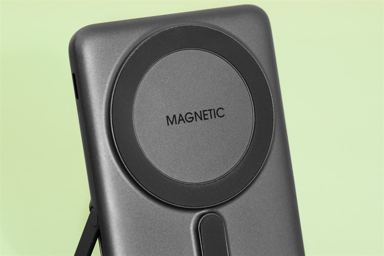 Pin sạc dự phòng Polymer 10000mAh Không dây Magnetic Type C PD 20W Mazer Boost MagAir13 Màu Xám