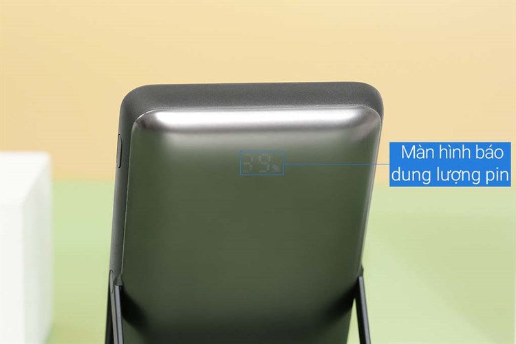 Pin sạc dự phòng Polymer 10000mAh Không dây Magnetic Type C PD 20W Mazer Boost MagAir13 Màu Xám