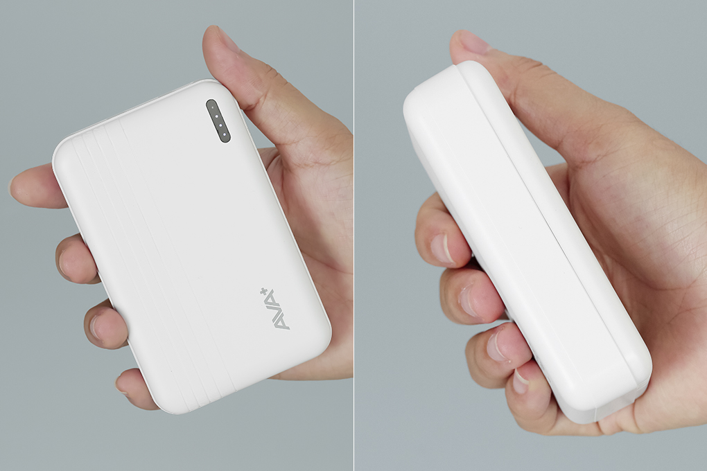 Pin sạc dự phòng Polymer 10000mAh 12W AVA+ DS609A Màu Trắng