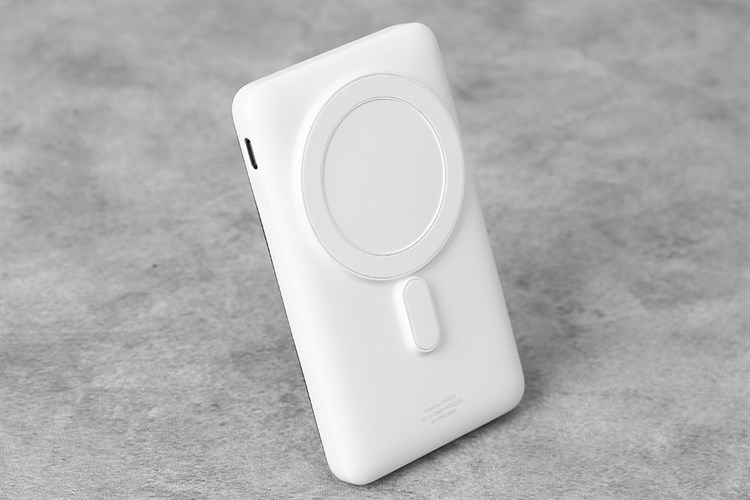 Pin sạc dự phòng Polymer 10000mAh không dây Magnetic Type C PD 20W Baseus PPCXZ10 Màu Trắng