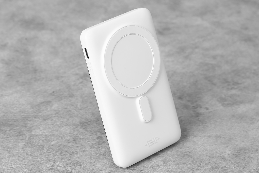 Pin sạc dự phòng Polymer 10000mAh không dây Magnetic Type C PD 20W Baseus PPCXZ10 Màu Trắng