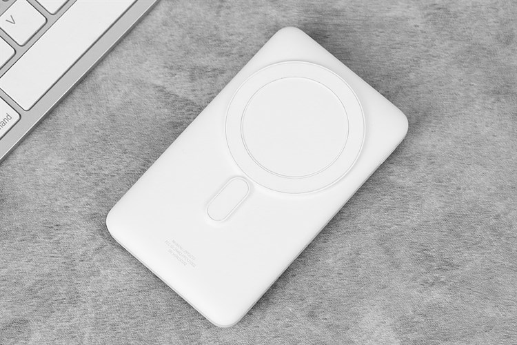 Pin sạc dự phòng Polymer 10000mAh không dây Magnetic Type C PD 20W Baseus PPCXZ10 Màu Trắng